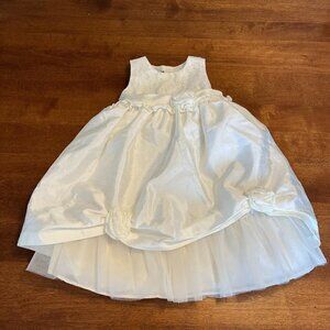 Wendy Bellissimo ivory formal dress 18M